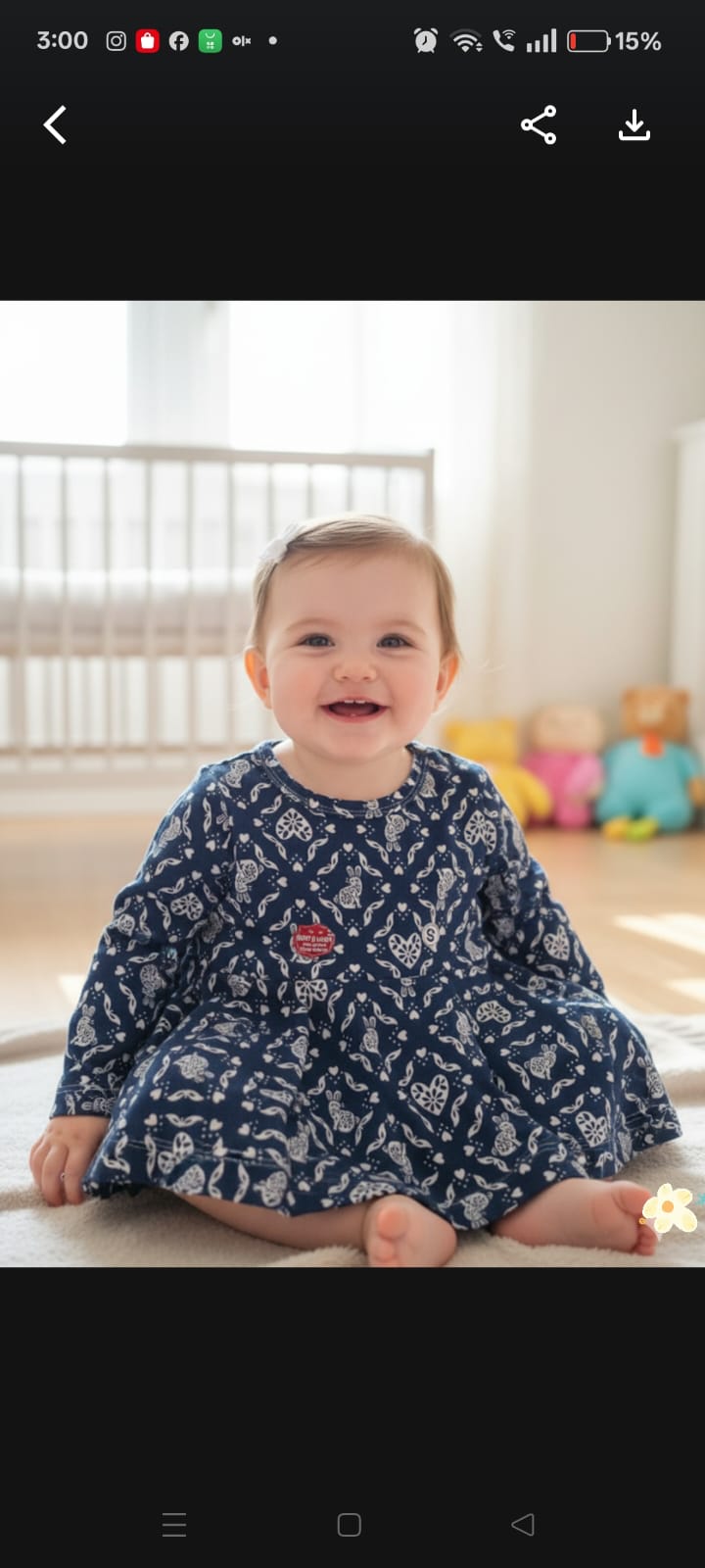 FROCK [ 0 to 6 months ]