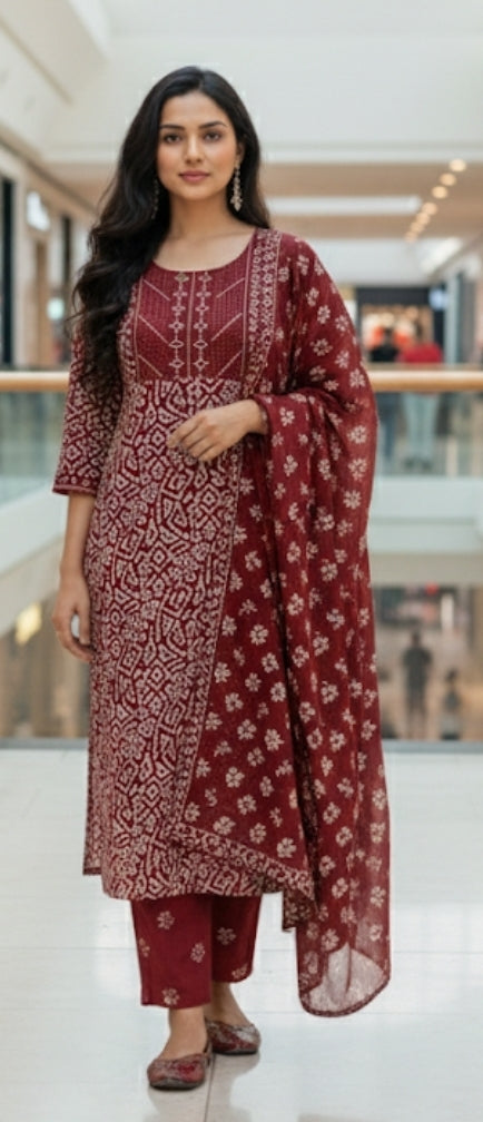 CURIDHAR SET 3XL ( Readymade)